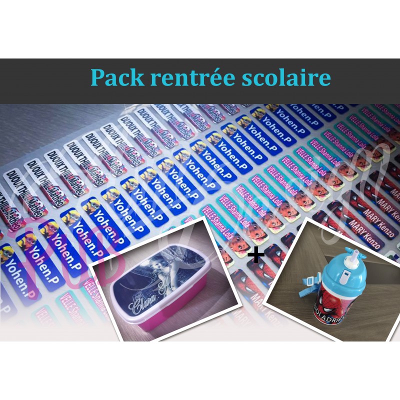 Packs de rentrée scolaire