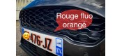 Plaque d'immatriculation Auto 4D