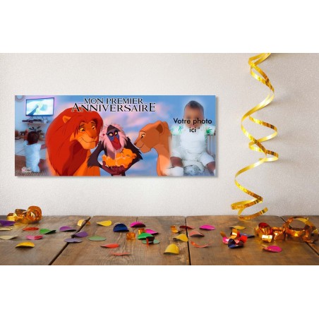 Banderole thème Roi lion photo