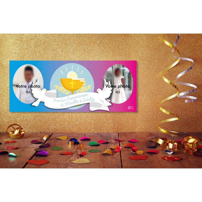 Banderole thème Communion photo