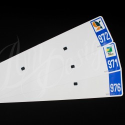 Plaque d'immatriculation Auto 3D / 4D