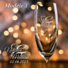2 Flûtes personnalisées Mariage