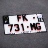 Immatriculation Moto 3D / 4D Non Homologuée - Personnalisée