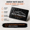 Stickers personnalisés rectangulaires 8,5 × 5,5 cm