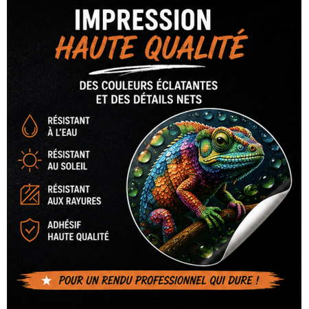 Stickers personnalisés sur mesure