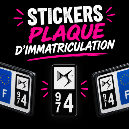 Stickers plaque...