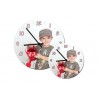 Horloge en bois (format rond)