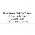 Tampon Trodat 5 lignes personnalisable