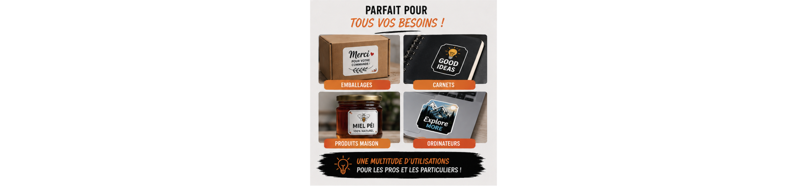 Stickers & Étiquettes