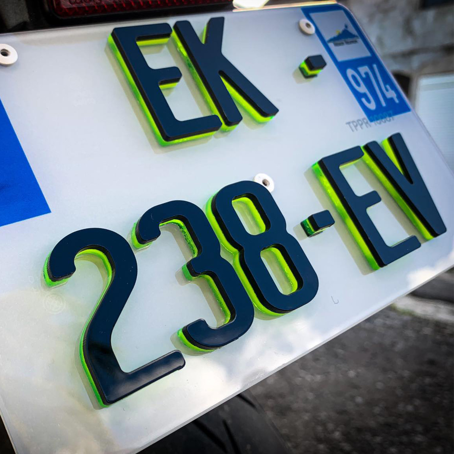 Support de plaque moto