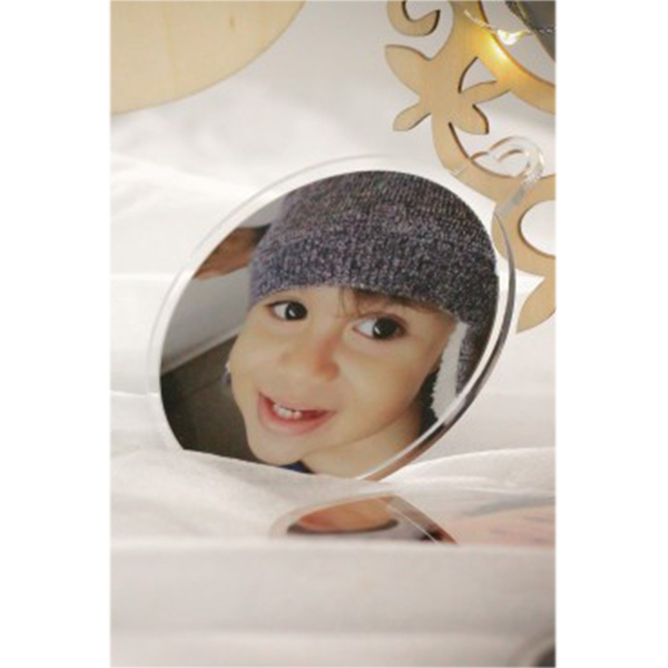 Boule de Noël photo personnalisée