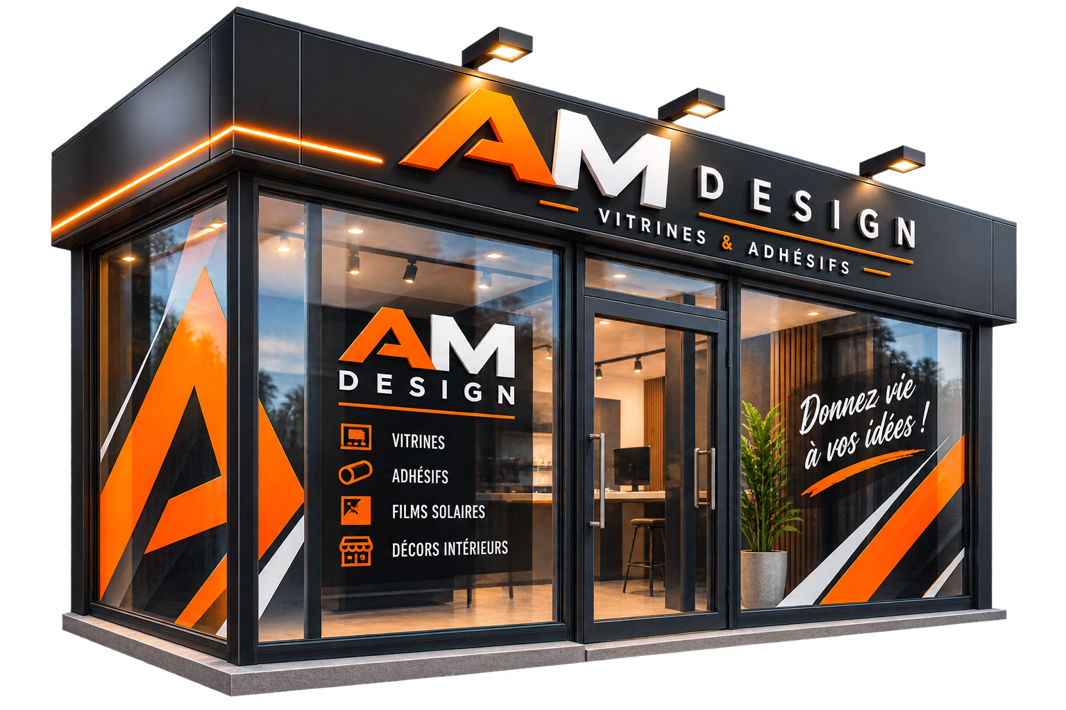 Vitrines et adhésifs AM Design